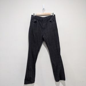 Stussy Men Grey Check Pants